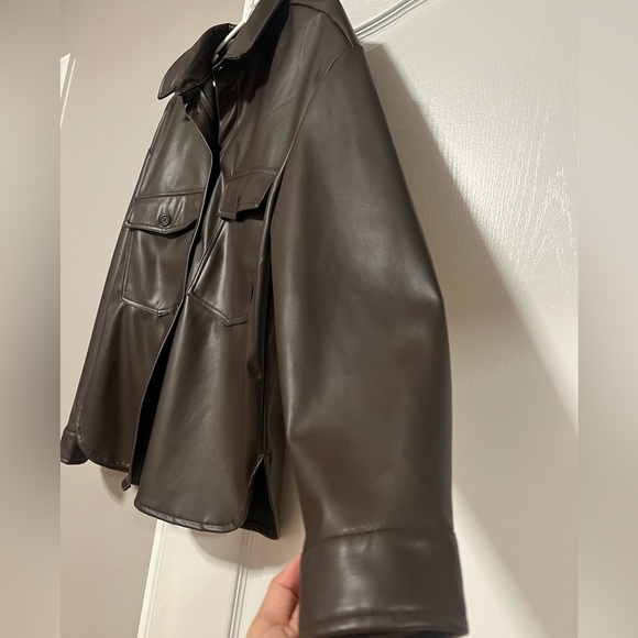 WOMEN FAUX LEATHER JACKET - Picture 2 of 6